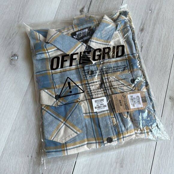 Off The Grid Destroyer Flannel Castlerock Small NWT in packaging - Picture 4 of 6